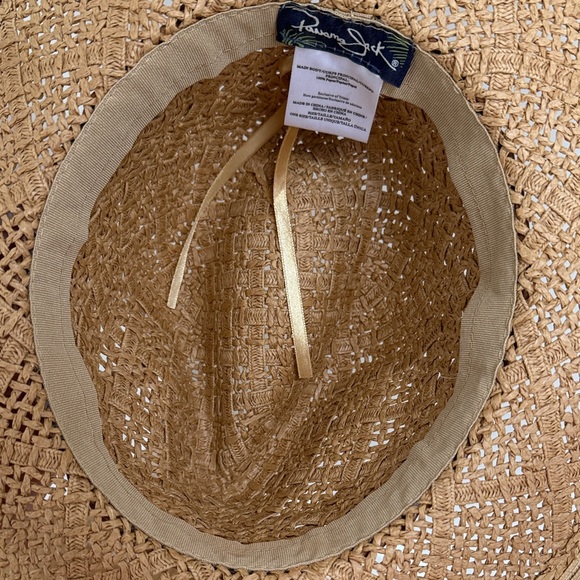 NWT Panama Jack Cognac Brown Woven Hat - Picture 9 of 9